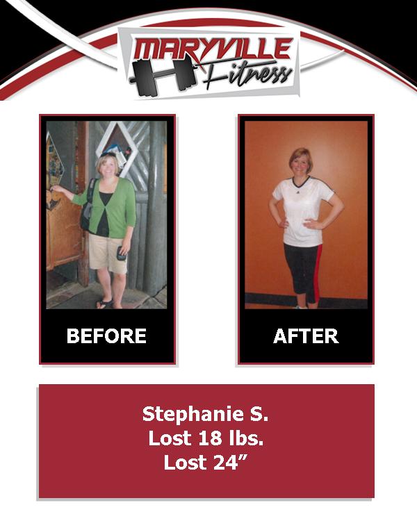 Maryville Fitness Stephanie S happy client personal training