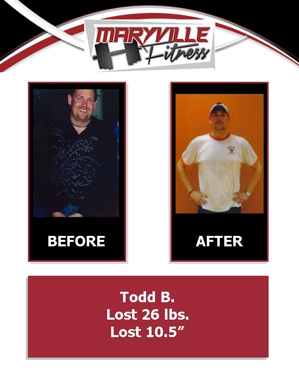 Maryville Fitness Todd B happy client personal training