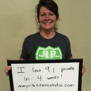 Michelle W 9 lbs Happy Client Maryville Fitness Personal Training